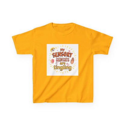"My Sensory Senses Are Tingling" - Kids Autism Awareness T-Shirt Printify
