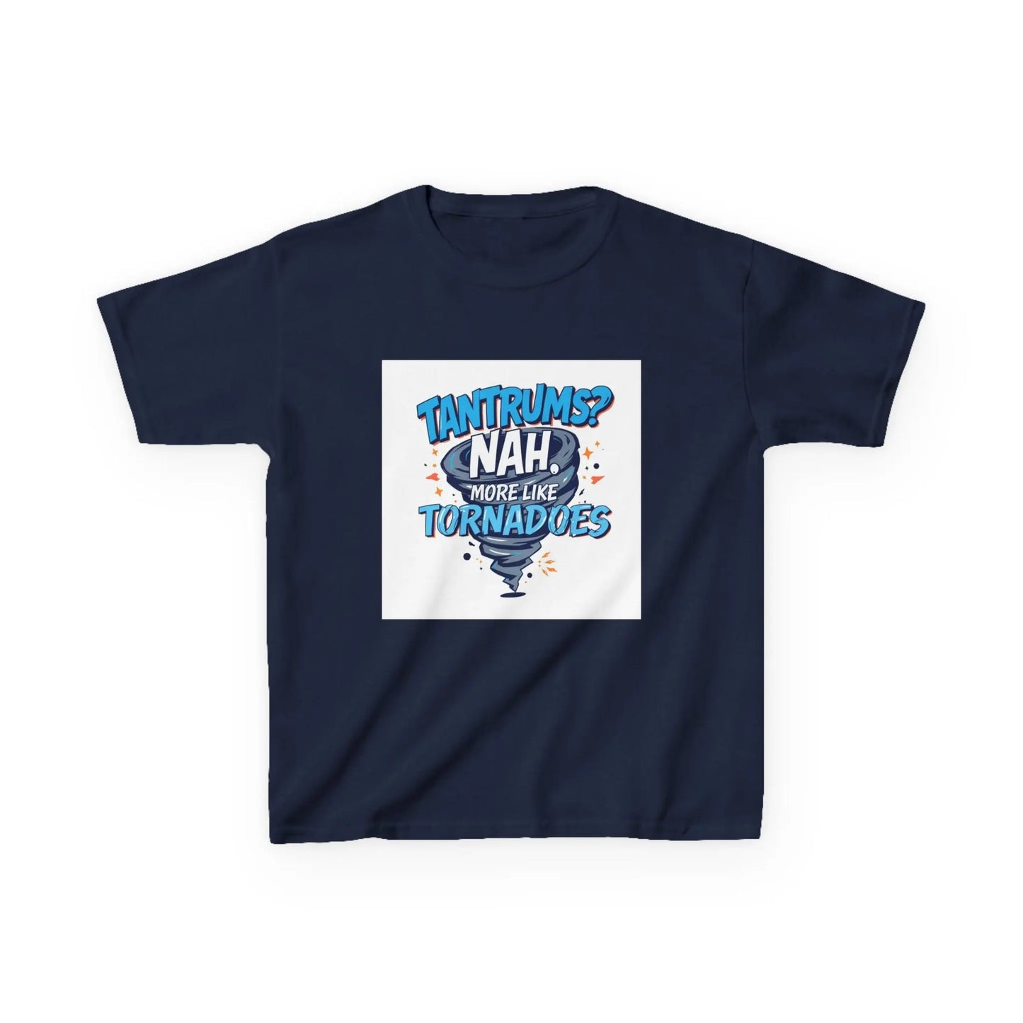 Kids Autism Awareness T-Shirt — "Tantrums? Nah, More Like Tornadoes" Funny Youth T‑Shirt Printify