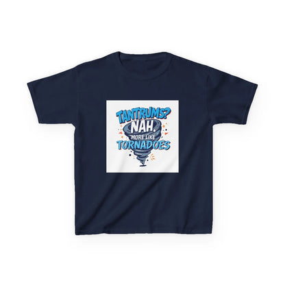 Kids Autism Awareness T-Shirt — "Tantrums? Nah, More Like Tornadoes" Funny Youth T‑Shirt Printify
