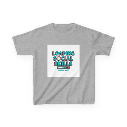 "Loading Social Skills, Please Wait" - Kids Autism Awareness T-Shirt Printify