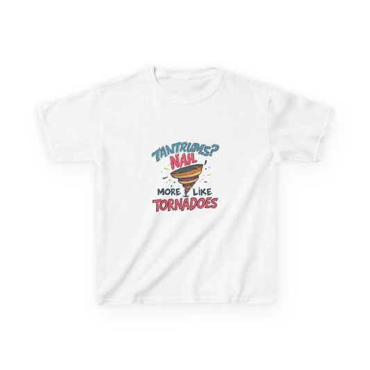 "Tantrums? Nah... More Like Tornadoes" - Kids Autism Awareness T-Shirt Printify