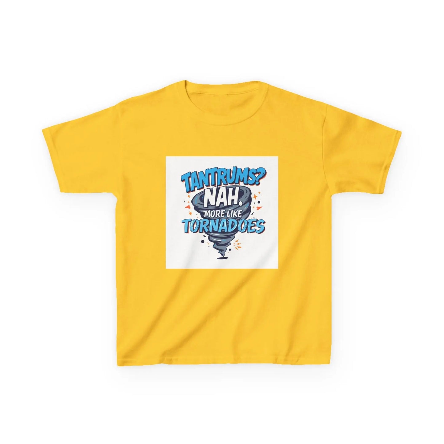 Kids Autism Awareness T-Shirt — "Tantrums? Nah, More Like Tornadoes" Funny Youth T‑Shirt Printify