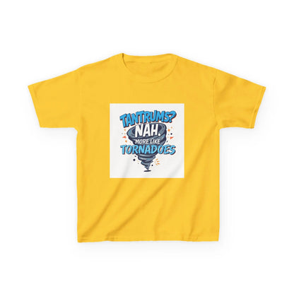 Kids Autism Awareness T-Shirt — "Tantrums? Nah, More Like Tornadoes" Funny Youth T‑Shirt Printify