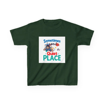 "Sometimes I Need a Quiet Place" Cute Nap-Time Tee - Kids Autism Awareness T-Shirt Printify