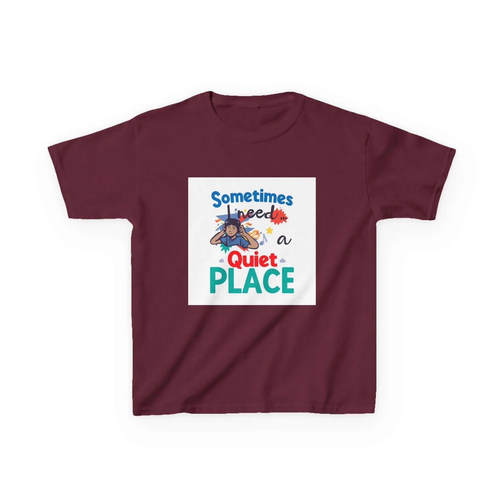 "Sometimes I Need a Quiet Place" Cute Nap-Time Tee - Kids Autism Awareness T-Shirt Printify