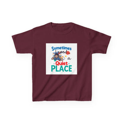 "Sometimes I Need a Quiet Place" Cute Nap-Time Tee - Kids Autism Awareness T-Shirt Printify