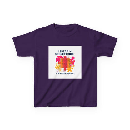 "I Speak in Secret Code" - Kids Autism Awareness T-Shirt Printify