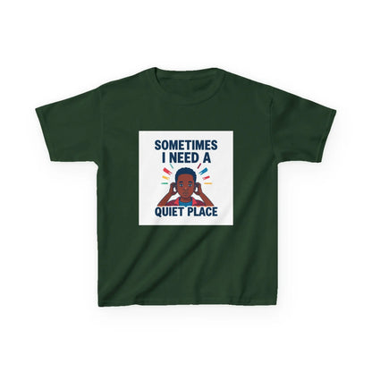 "Sometimes I Need a Quiet Place" - Kids Autism Awareness T-Shirt Printify