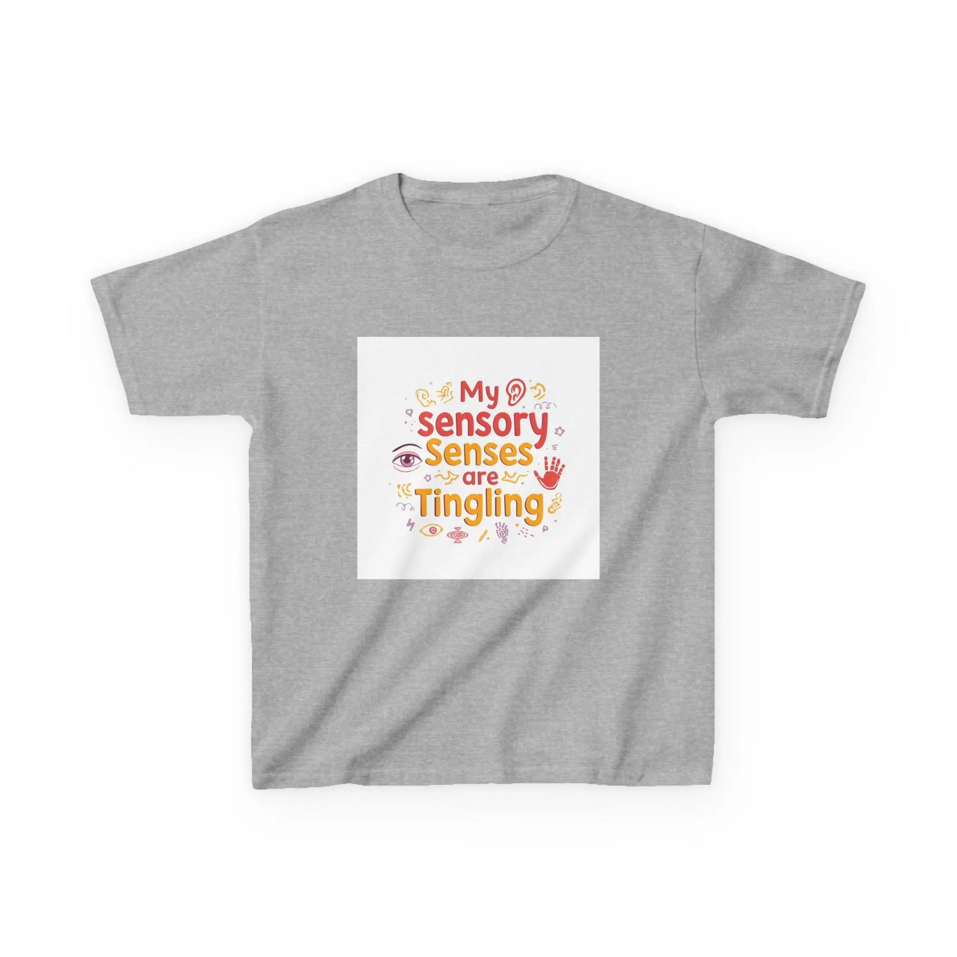 "My Sensory Senses Are Tingling" - Kids Autism Awareness T-Shirt Printify