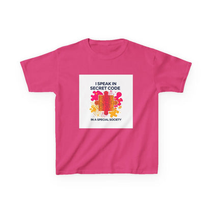 "I Speak in Secret Code" - Kids Autism Awareness T-Shirt Printify