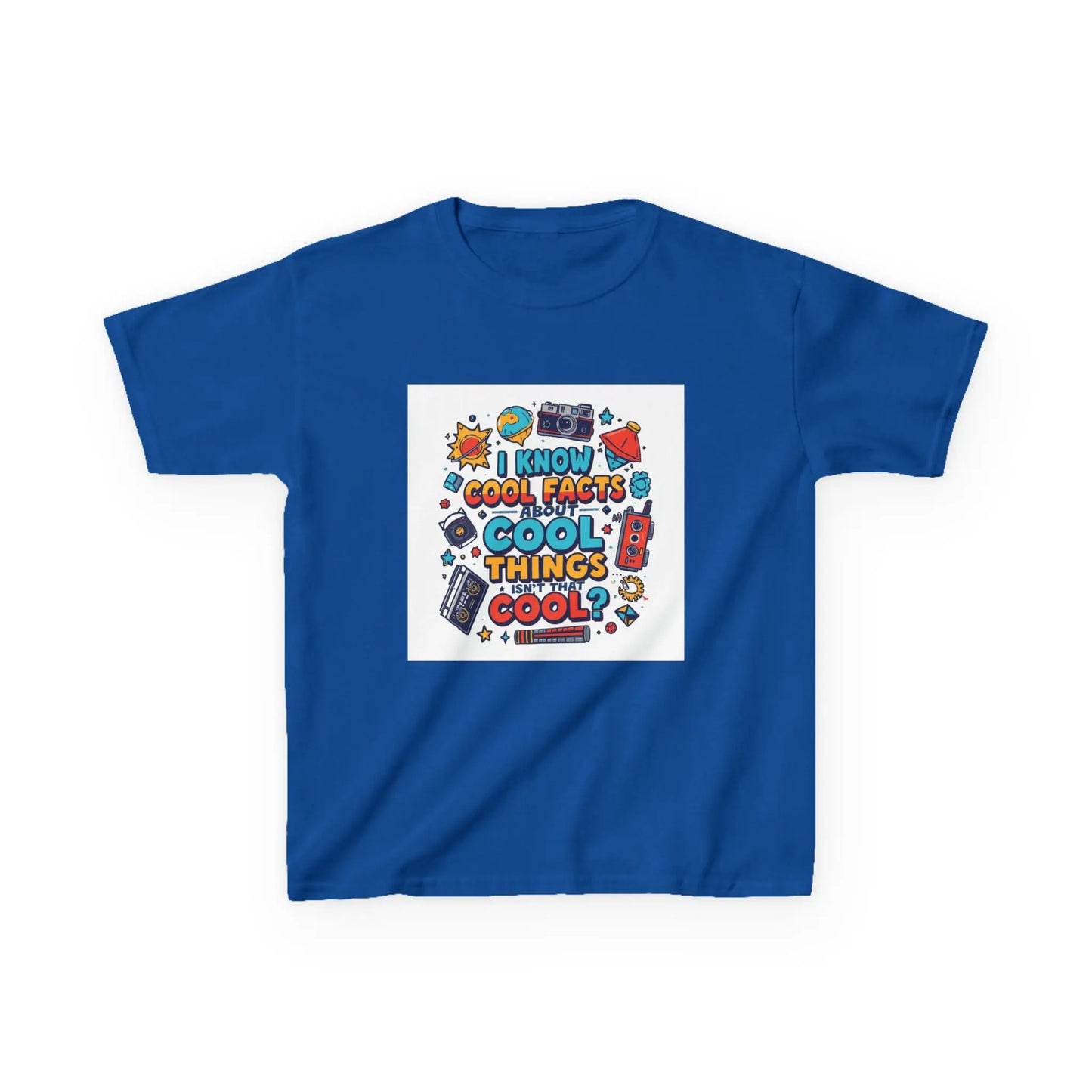 “I Know Cool Facts & Cool Things” - Kids Autism Awareness T-Shirt Printify