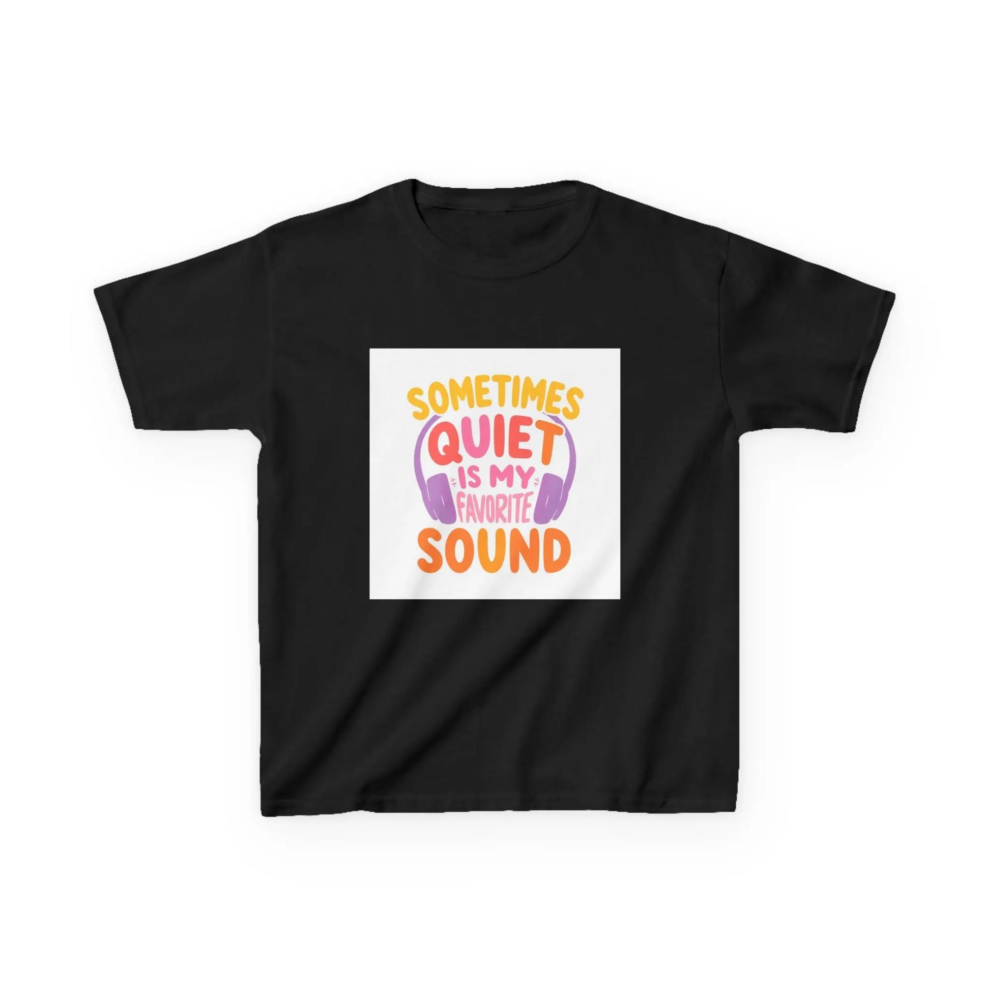 "Sometimes Quiet Is My Favorite Sound" - Kids Autism Awareness T-Shirt Printify