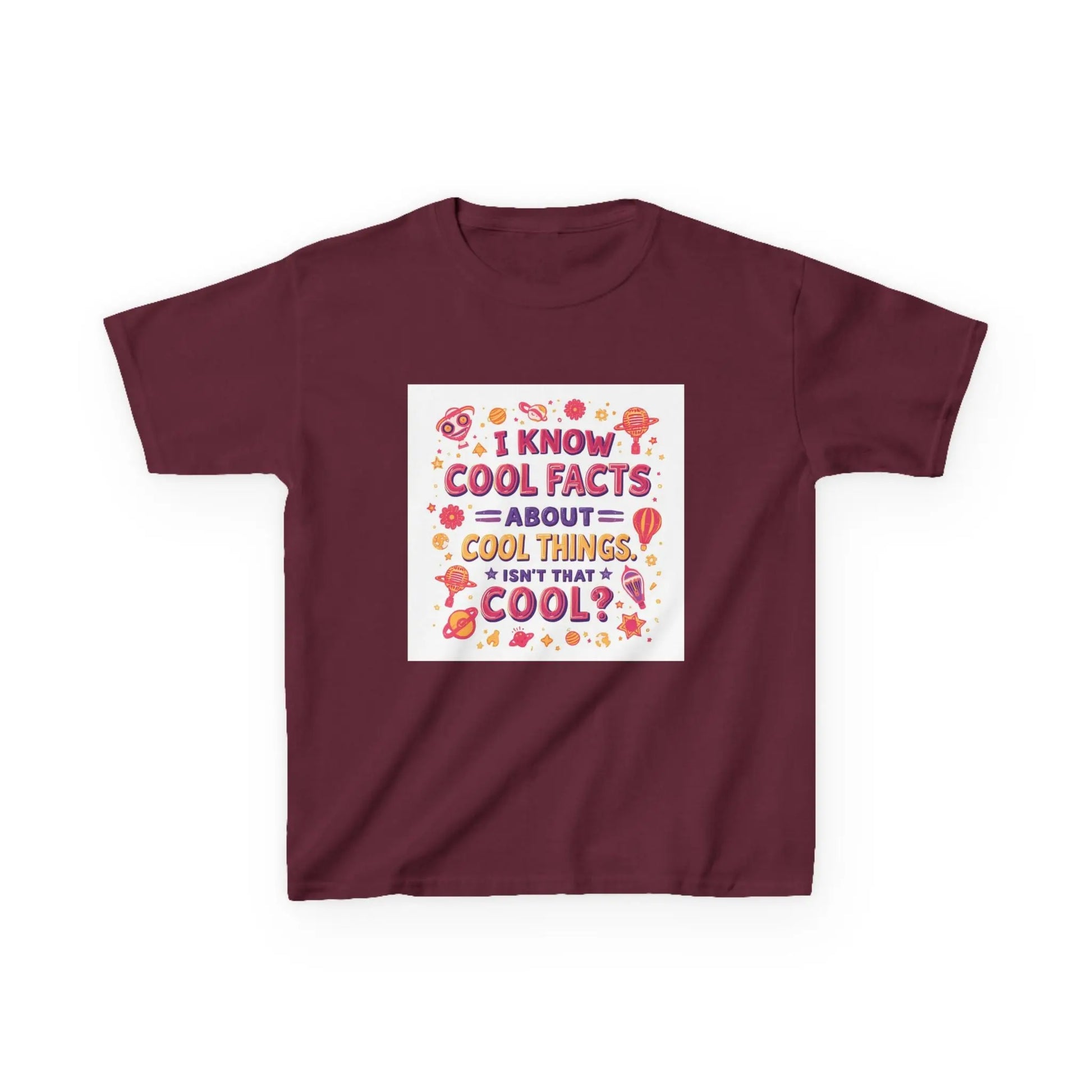 "I Know Cool Facts About Cool Things" - Kids Autism Awareness T-Shirt Printify