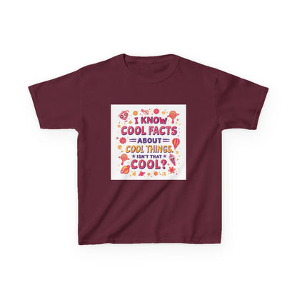 "I Know Cool Facts About Cool Things" - Kids Autism Awareness T-Shirt Printify