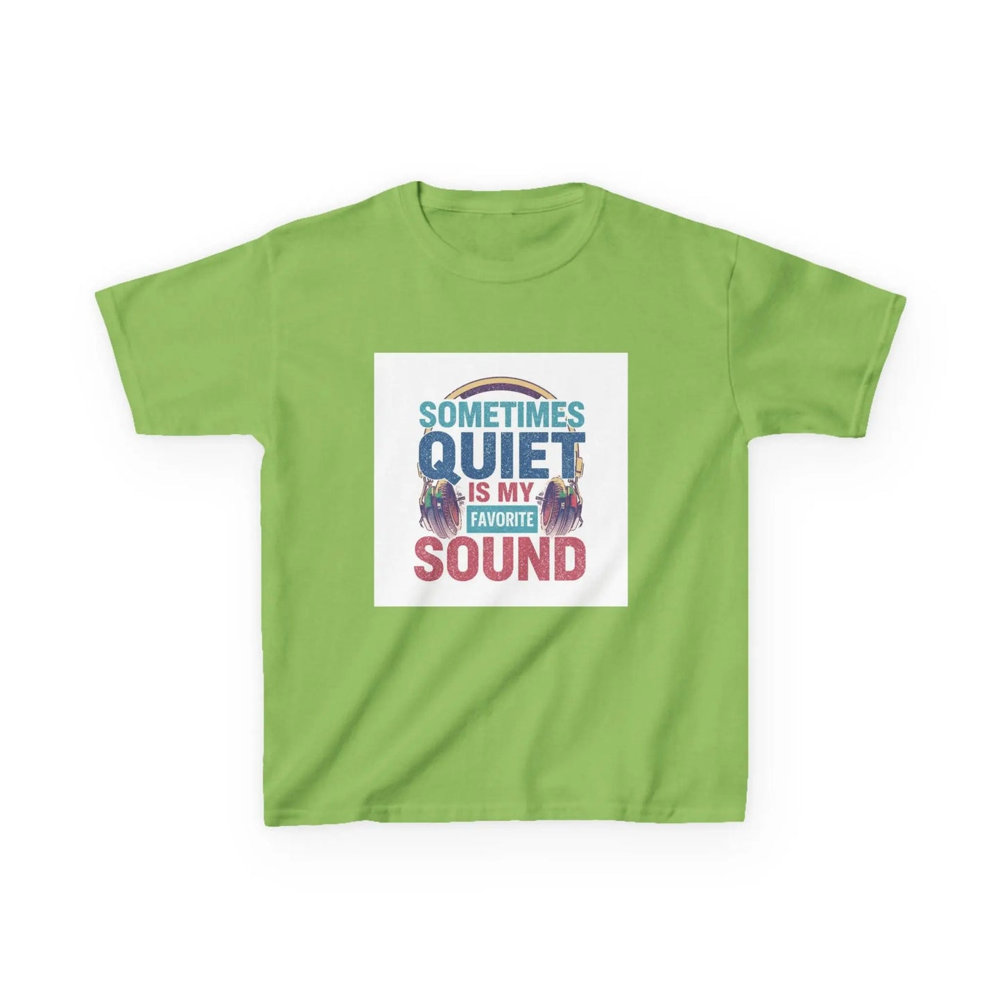 "Sometimes Quiet Is My Favorite Sound" - Kids Autism Awareness T-Shirt Printify
