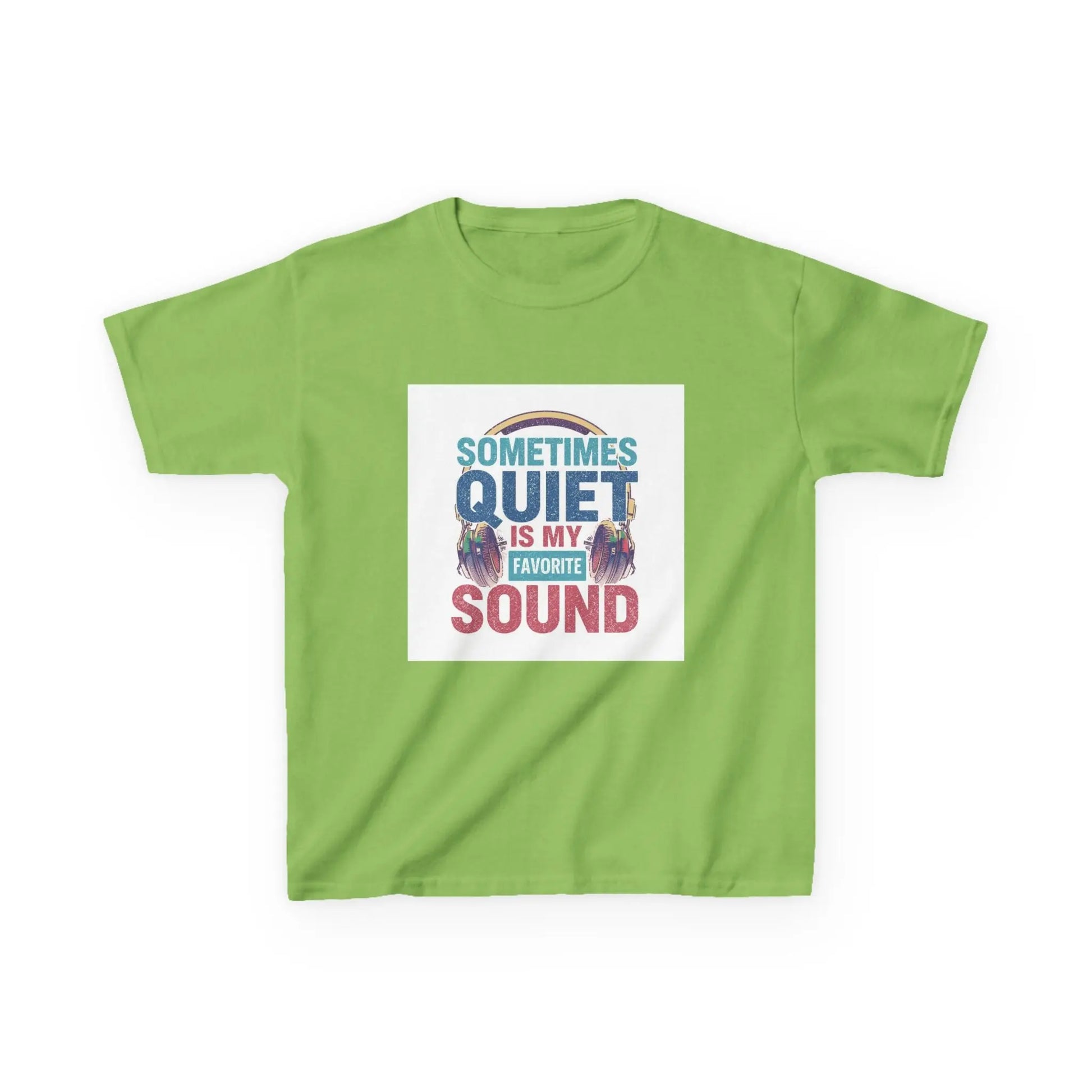 "Sometimes Quiet Is My Favorite Sound" - Kids Autism Awareness T-Shirt Printify