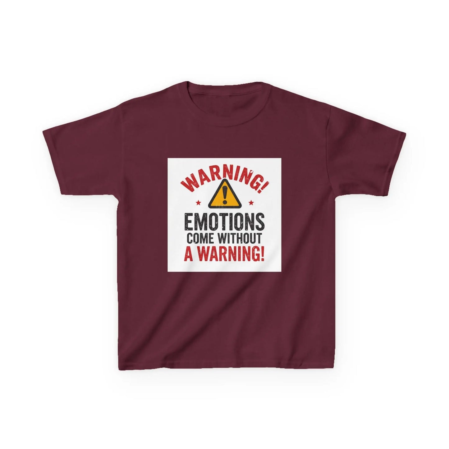 "Warning! Emotions Come Without a Warning" - Kids Autism Awareness T-Shirt Printify