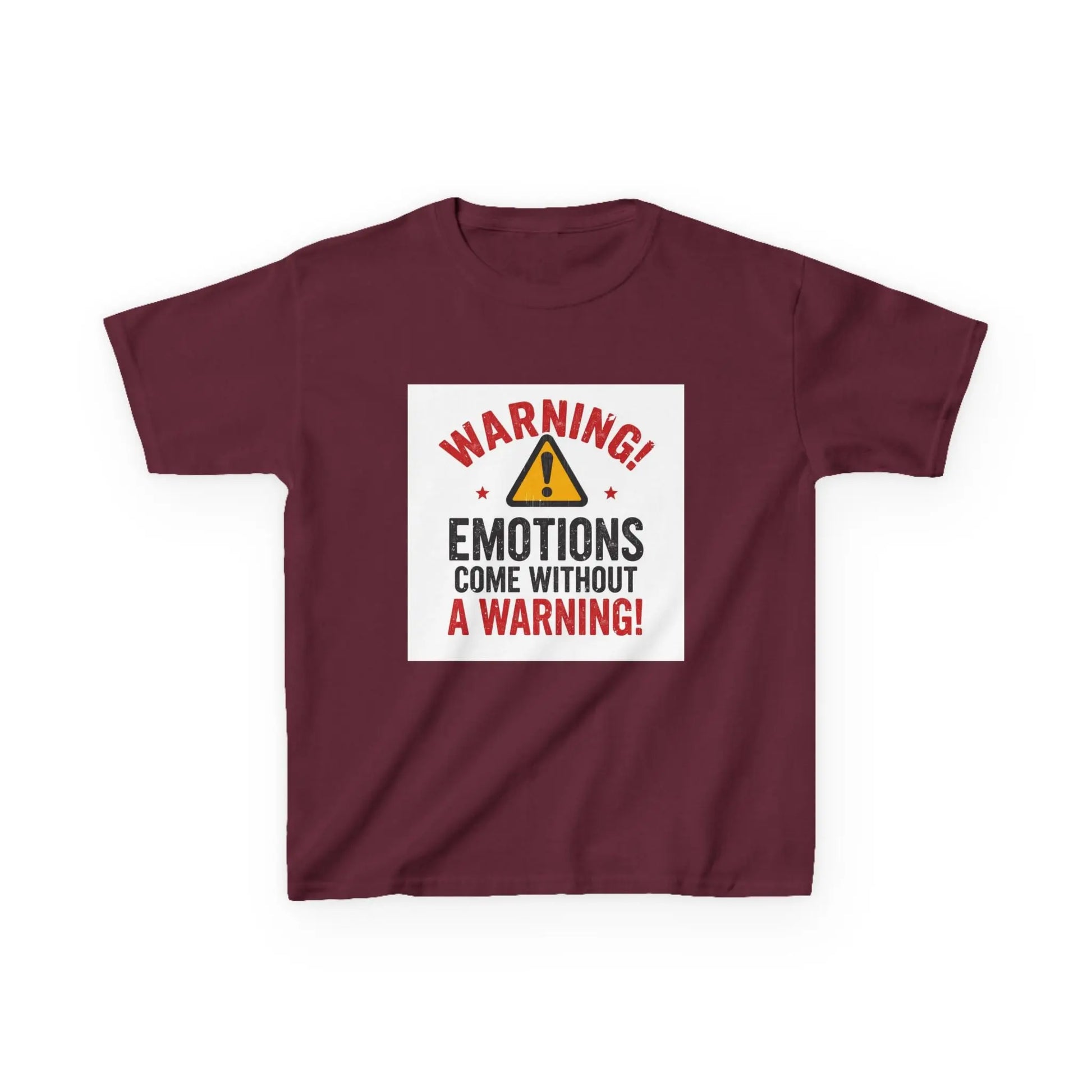"Warning! Emotions Come Without a Warning" - Kids Autism Awareness T-Shirt Printify