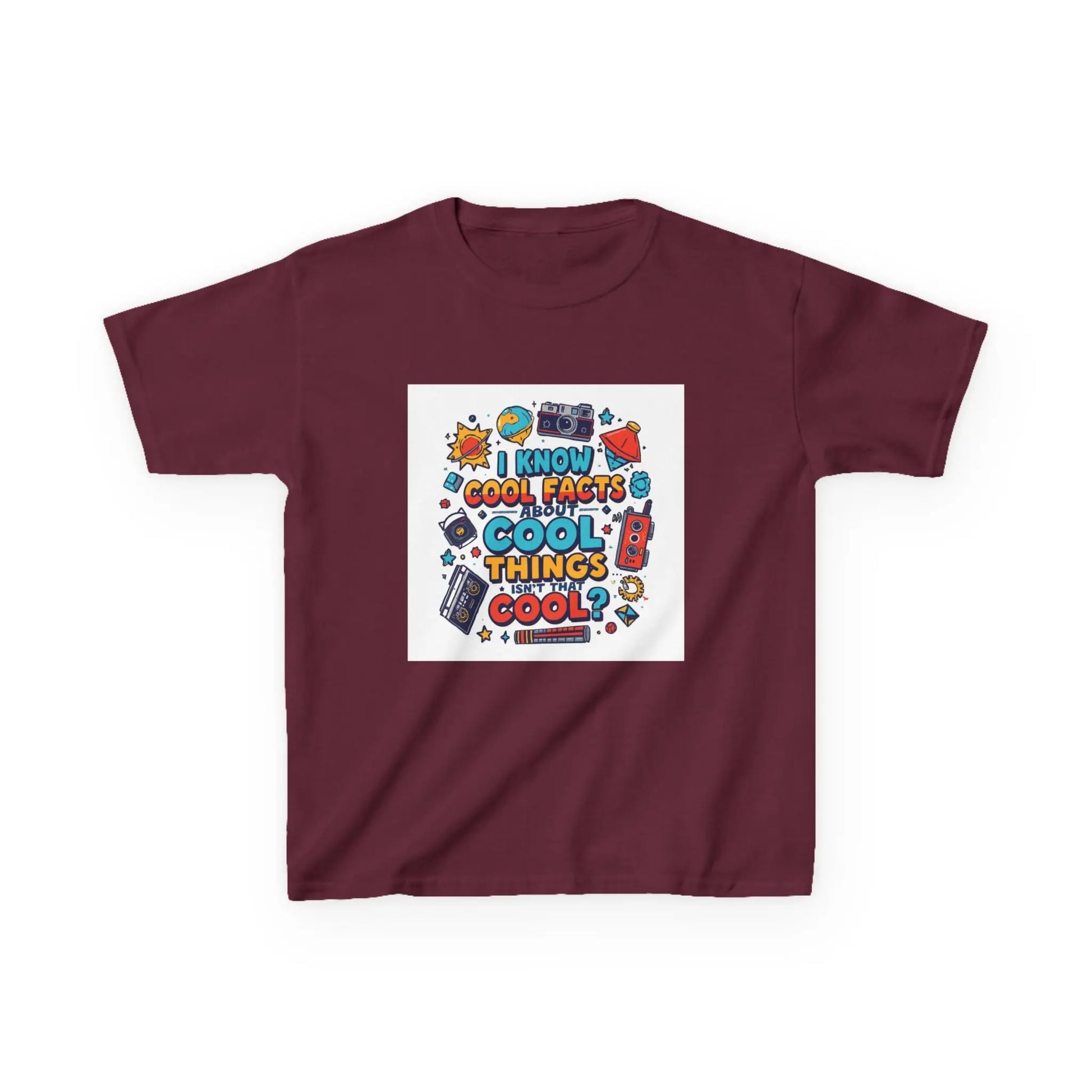 “I Know Cool Facts & Cool Things” - Kids Autism Awareness T-Shirt Printify