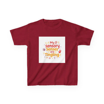 "My Sensory Senses Are Tingling" - Kids Autism Awareness T-Shirt Printify