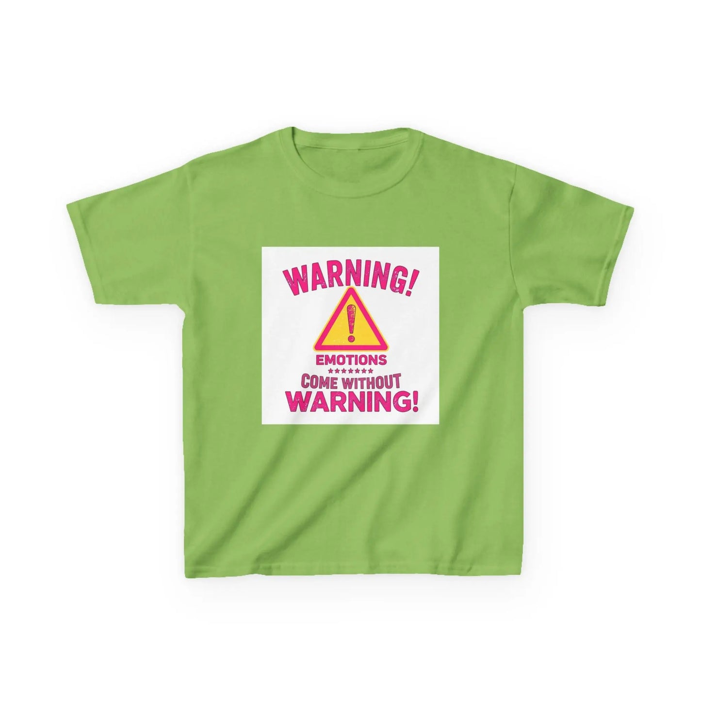 "Warning! Emotions Come Without Warning" - Kids Autism Awareness T-Shirt Printify