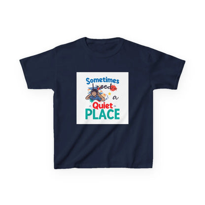 "Sometimes I Need a Quiet Place" Cute Nap-Time Tee - Kids Autism Awareness T-Shirt Printify