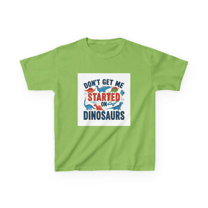 "Don't Get Me Started on Dinosaurs" - Kids Autism Awareness T-Shirt Printify