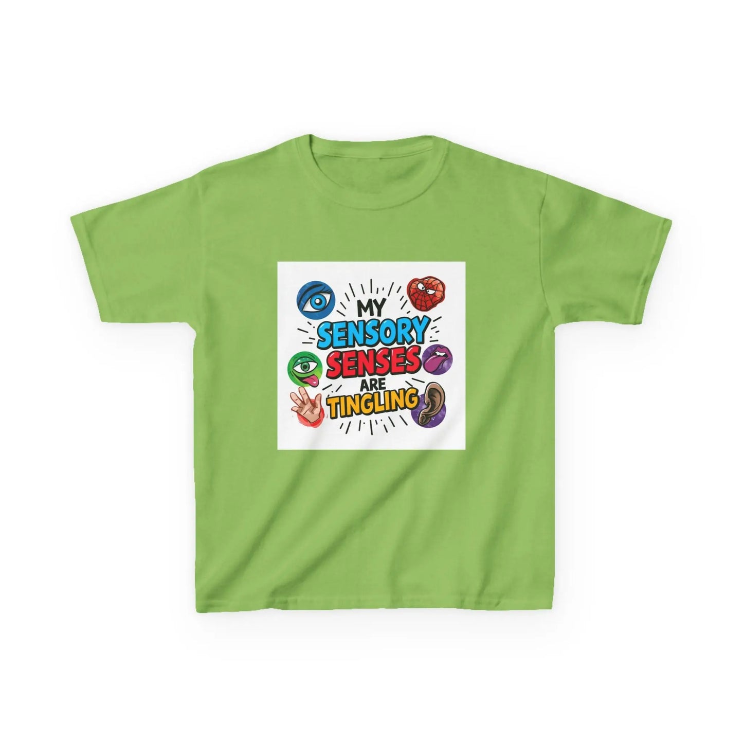 “My Sensory Senses Are Tingling” - Kids Autism Awareness T-Shirt Printify