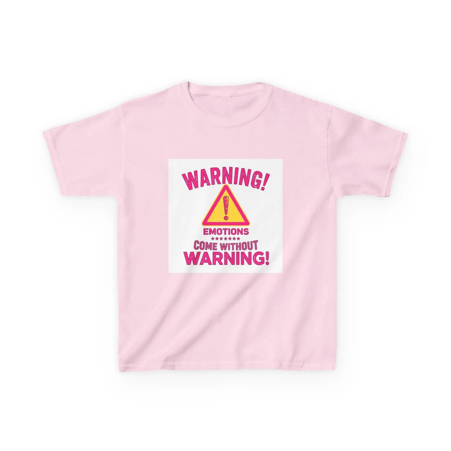 "Warning! Emotions Come Without Warning" - Kids Autism Awareness T-Shirt Printify