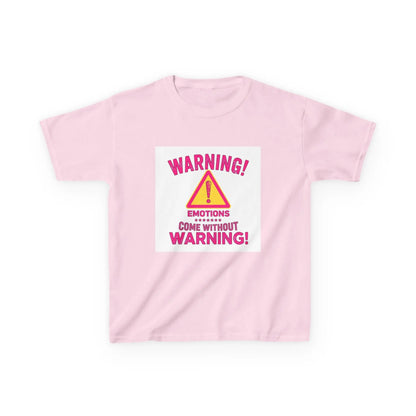 "Warning! Emotions Come Without Warning" - Kids Autism Awareness T-Shirt Printify
