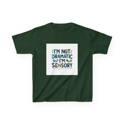 "I'm Not Dramatic, I'm Sensory" - Kids Autism Awareness T-Shirt Printify