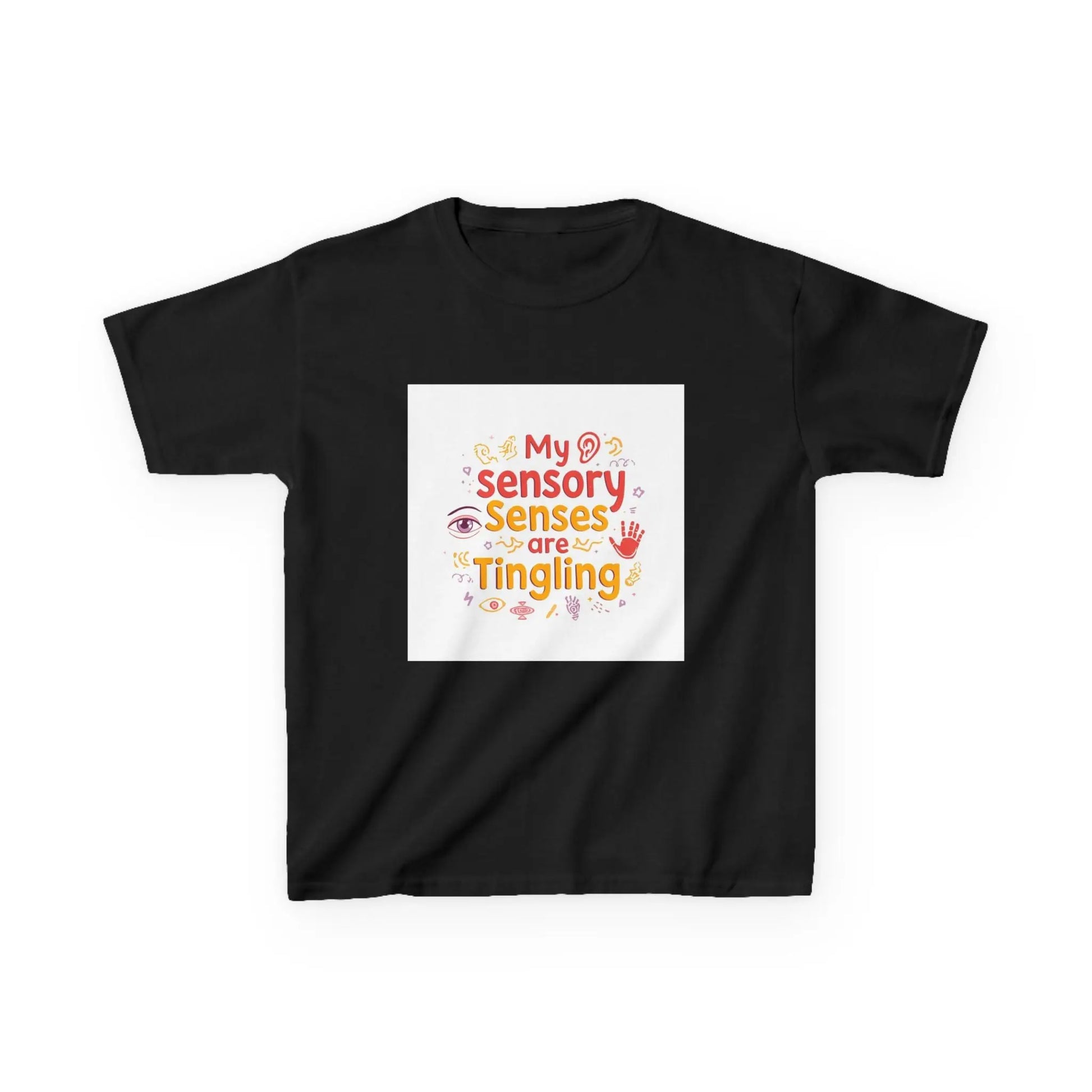 "My Sensory Senses Are Tingling" - Kids Autism Awareness T-Shirt Printify