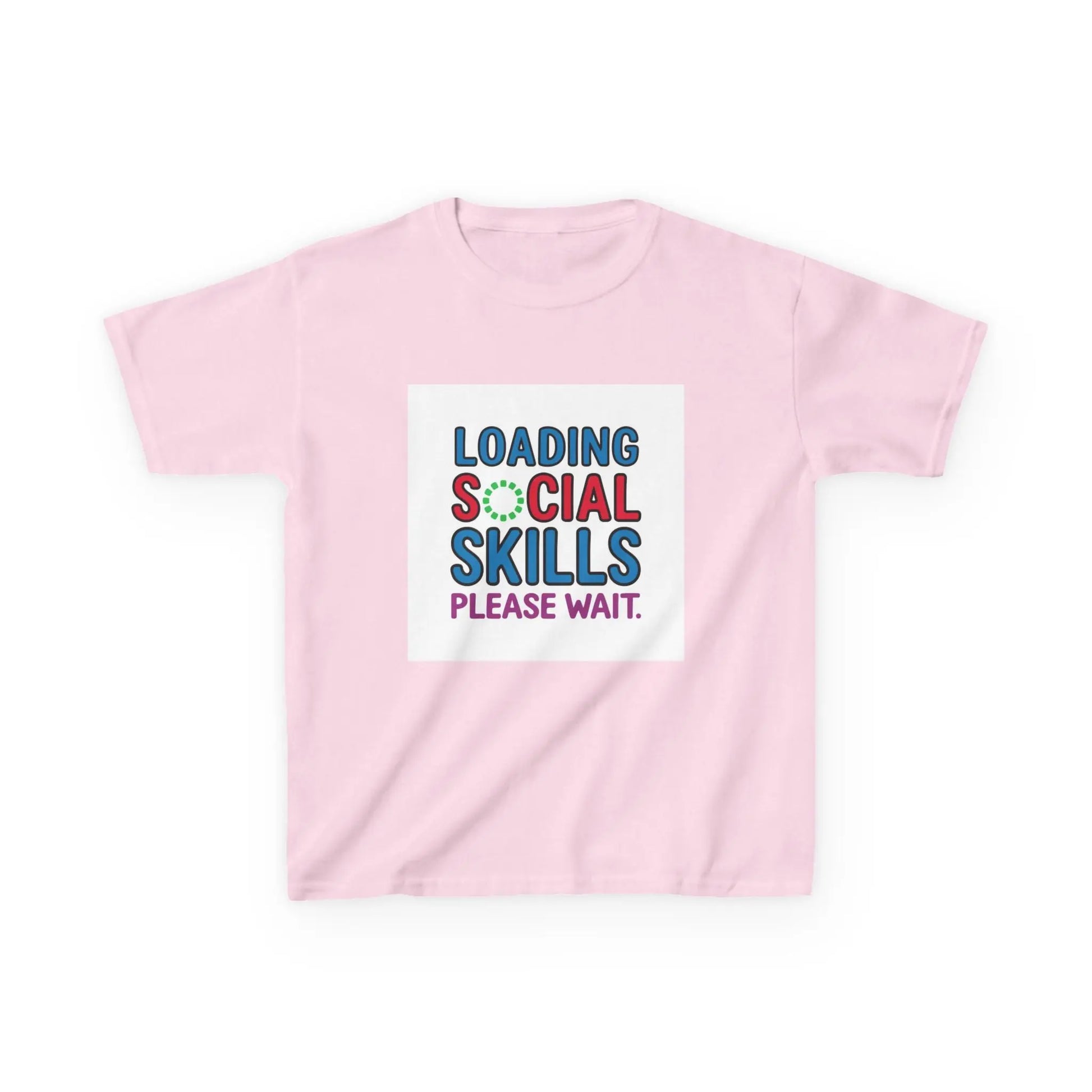 "Loading Social Skills, Please Wait" - Kids Autism Awareness T-Shirt Printify