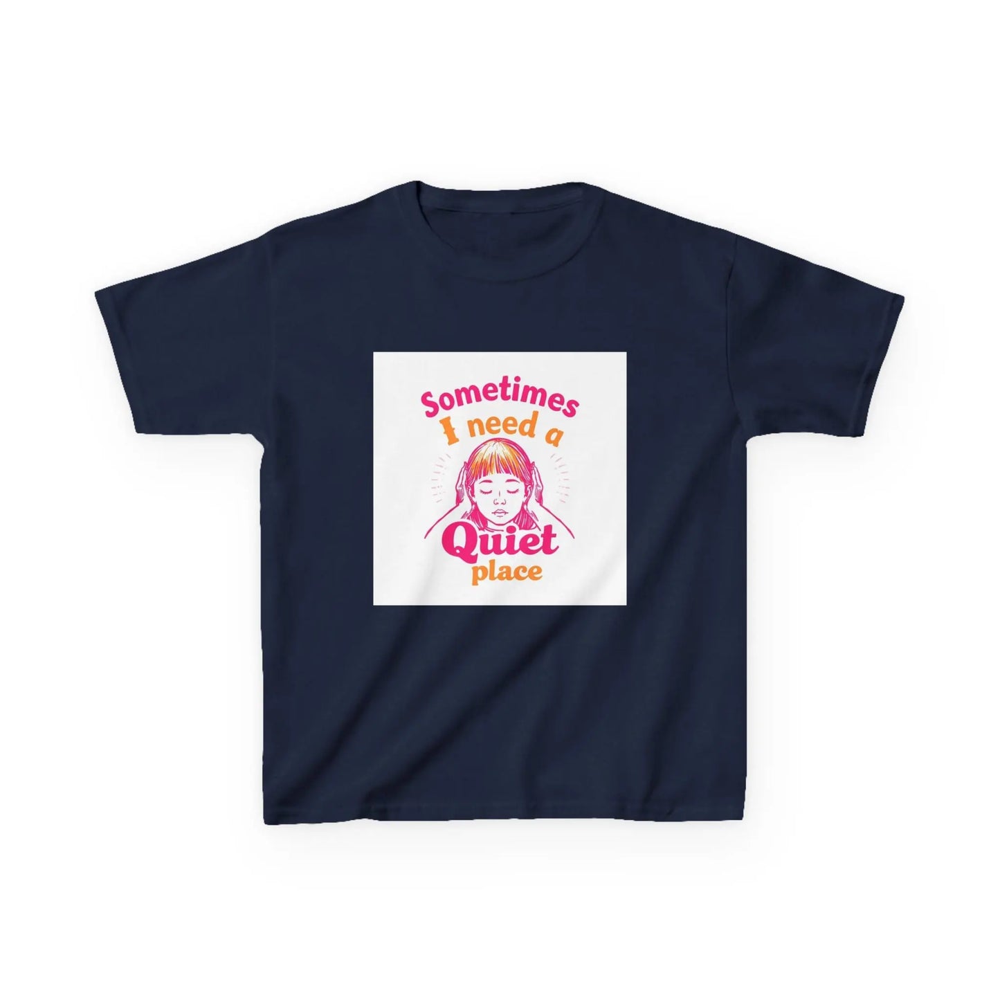 "Sometimes I Need a Quiet Place" - Kids Autism Awareness T-Shirt Printify