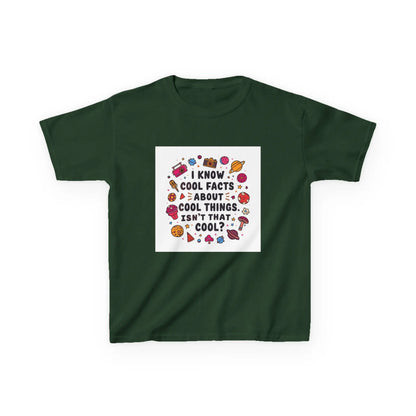 "I Know Cool Facts About Cool Things, Isn't That Cool?" - Kids Autism Awareness T-Shirt Printify