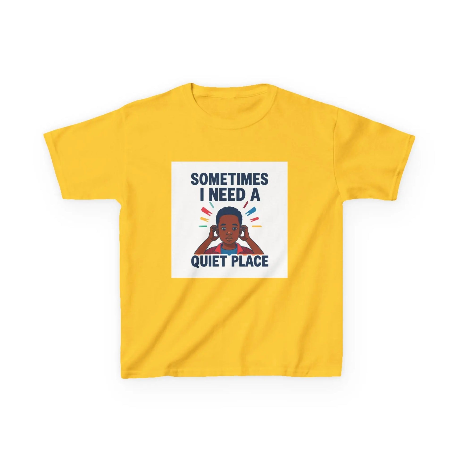 "Sometimes I Need a Quiet Place" - Kids Autism Awareness T-Shirt Printify