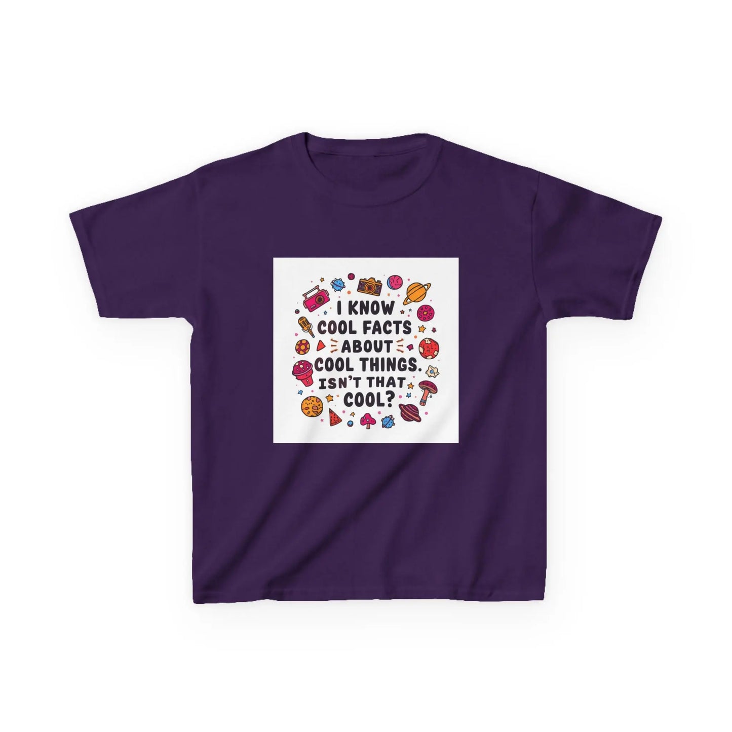 "I Know Cool Facts About Cool Things, Isn't That Cool?" - Kids Autism Awareness T-Shirt Printify