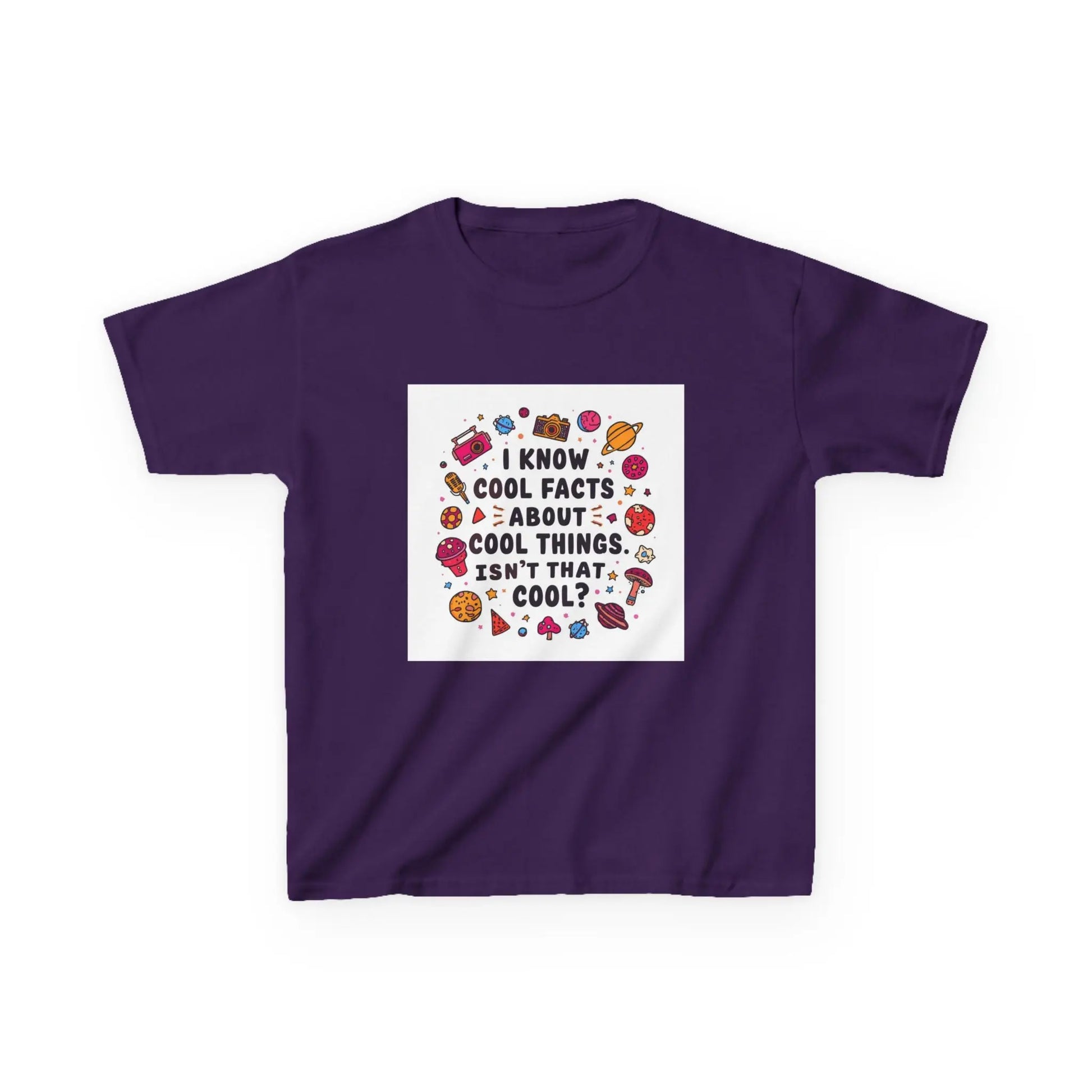 "I Know Cool Facts About Cool Things, Isn't That Cool?" - Kids Autism Awareness T-Shirt Printify