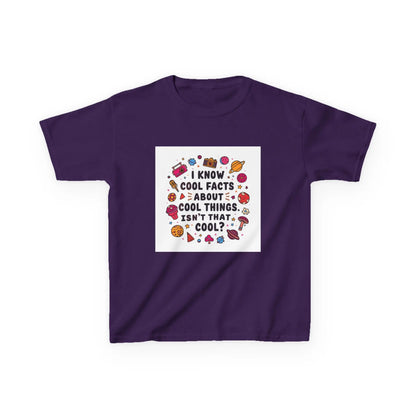 "I Know Cool Facts About Cool Things, Isn't That Cool?" - Kids Autism Awareness T-Shirt Printify