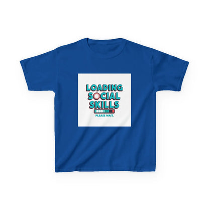 "Loading Social Skills, Please Wait" - Kids Autism Awareness T-Shirt Printify