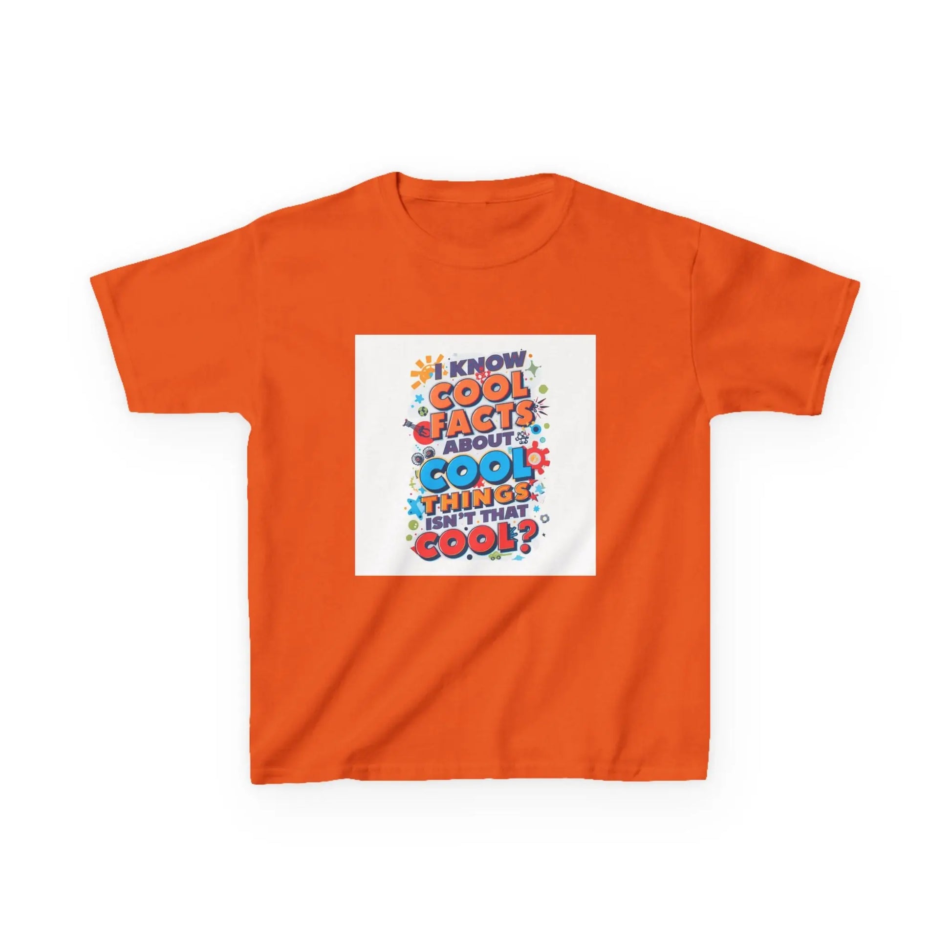 "I Know Cool Facts About Cool Things (Isn’t That Cool?)" - Kids Autism Awareness T-Shirt Printify