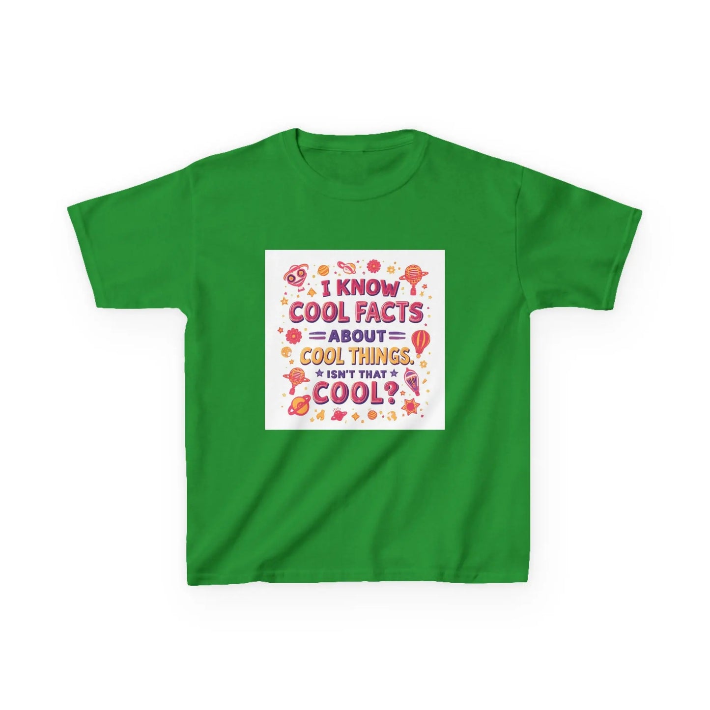 "I Know Cool Facts About Cool Things" - Kids Autism Awareness T-Shirt Printify