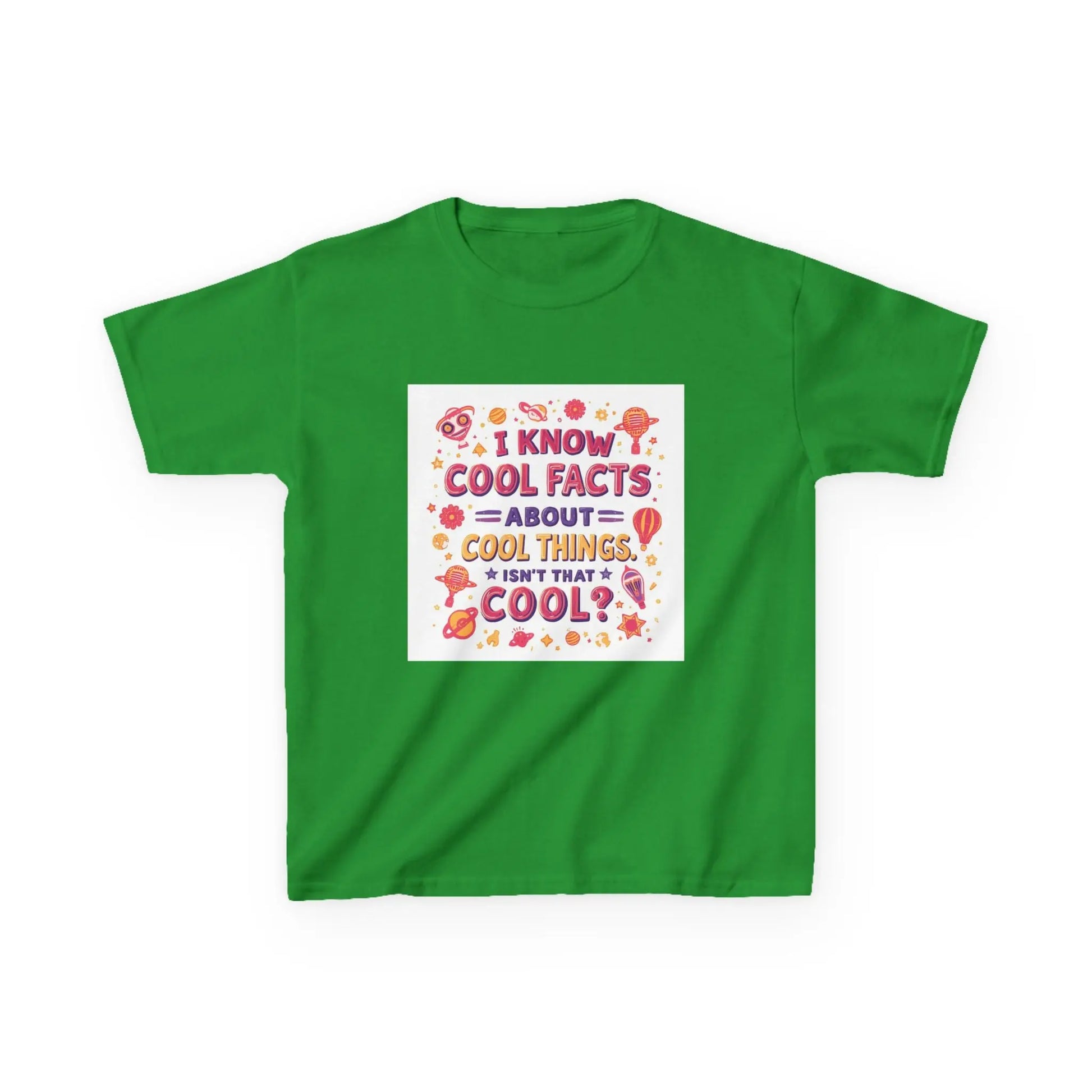 "I Know Cool Facts About Cool Things" - Kids Autism Awareness T-Shirt Printify