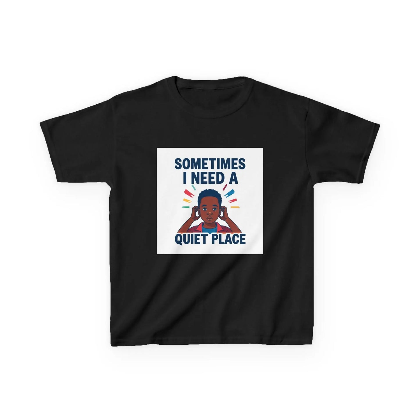 "Sometimes I Need a Quiet Place" - Kids Autism Awareness T-Shirt Printify