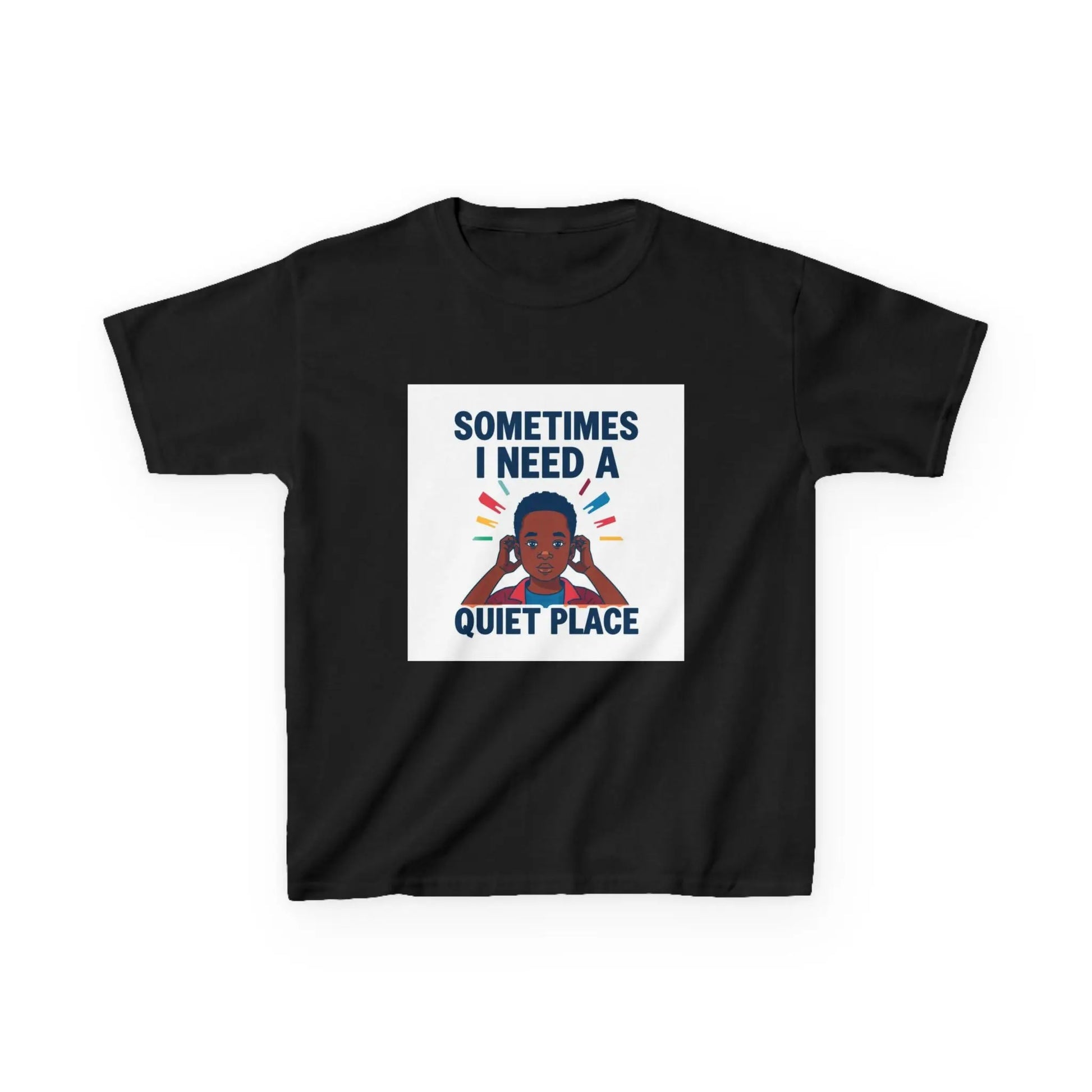 "Sometimes I Need a Quiet Place" - Kids Autism Awareness T-Shirt Printify