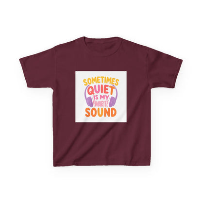 "Sometimes Quiet Is My Favorite Sound" - Kids Autism Awareness T-Shirt Printify