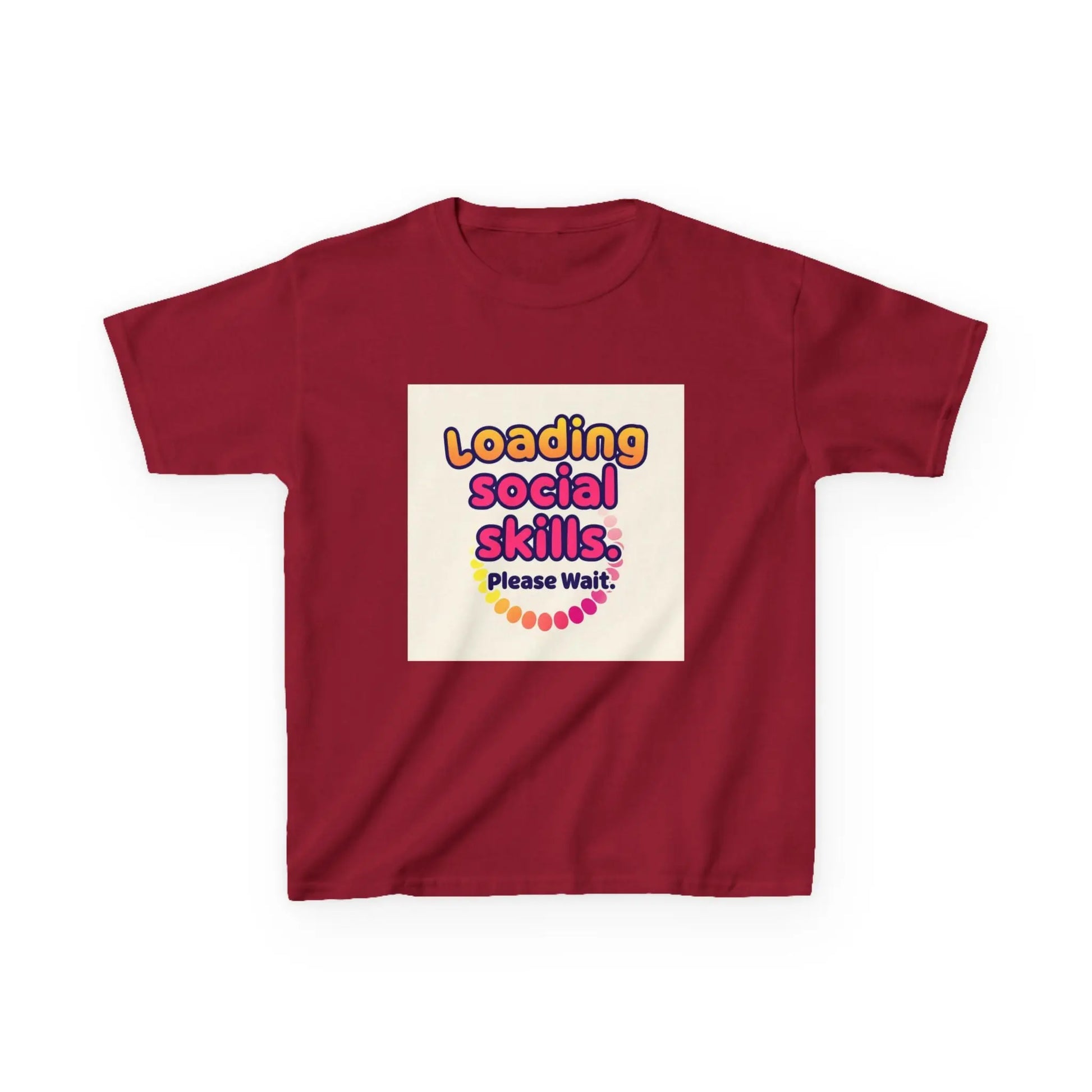 "Loading Social Skills... Please Wait" - Kids Autism Awareness T-Shirt Printify