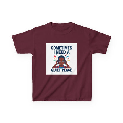 "Sometimes I Need a Quiet Place" - Kids Autism Awareness T-Shirt Printify