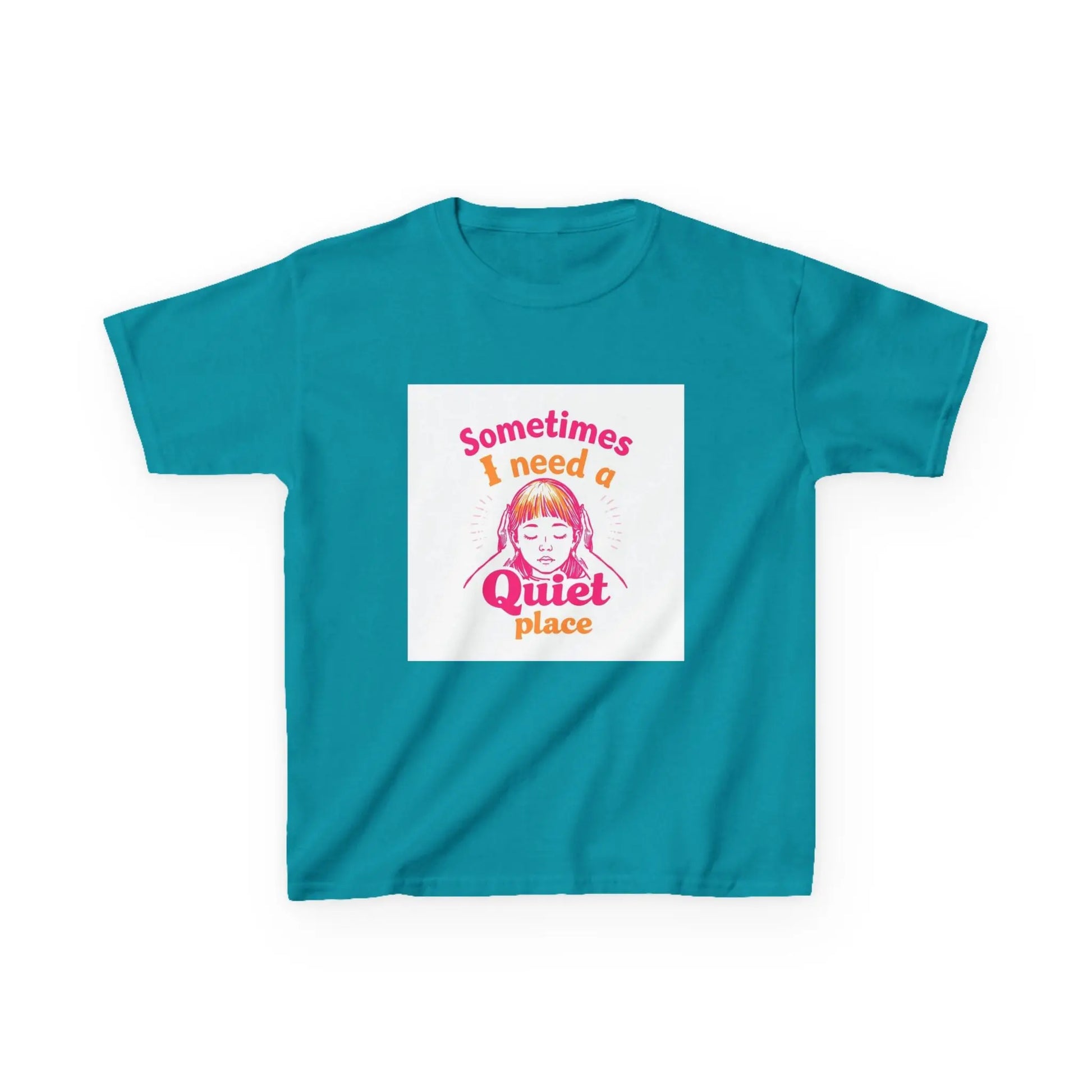 "Sometimes I Need a Quiet Place" - Kids Autism Awareness T-Shirt Printify