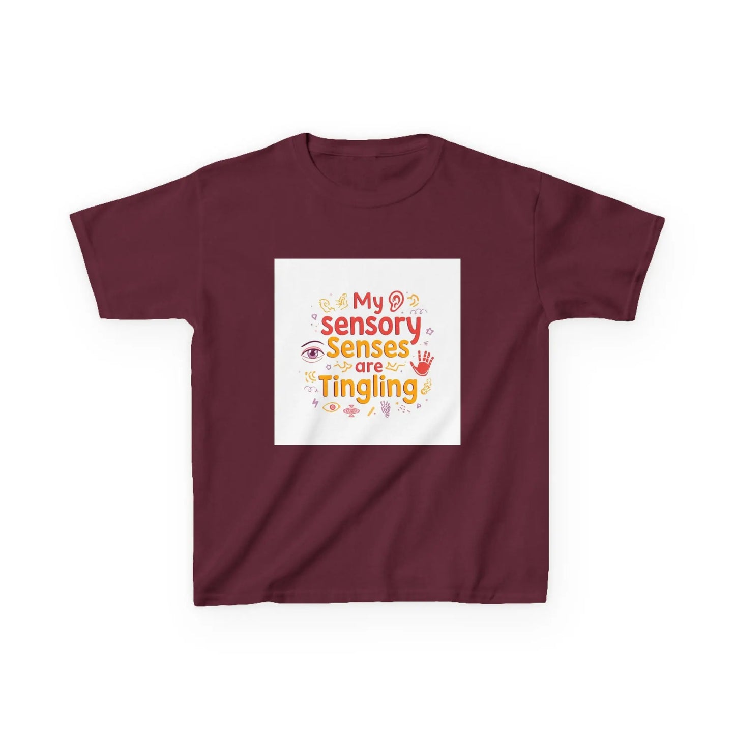 "My Sensory Senses Are Tingling" - Kids Autism Awareness T-Shirt Printify